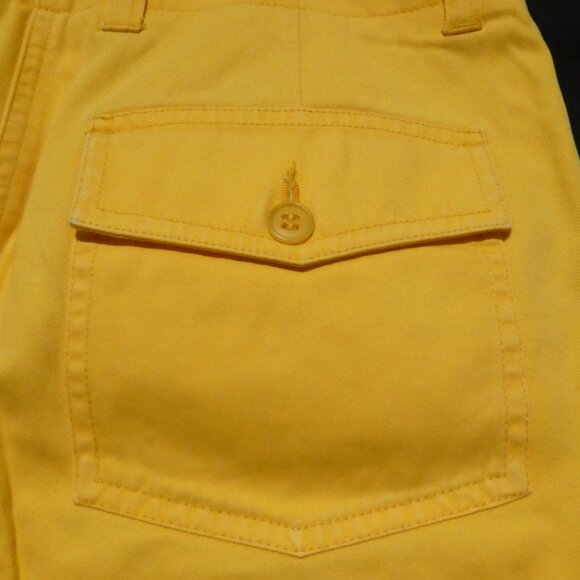 JONES NEW YORK SPORT | size 10 | Yellow Casual Shorts | 100% Cotton - Picture 16 of 16